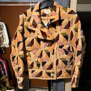 Sézane Brandon jacket in the "Patchwork Stella" Size EU34/ US 2
